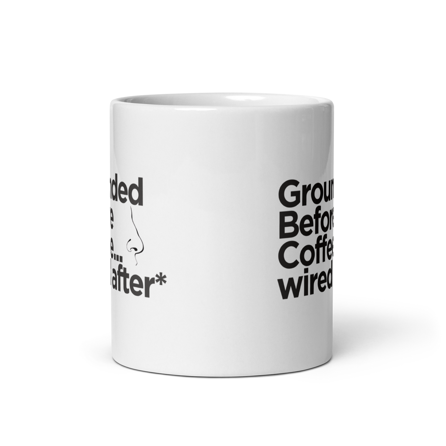 Grounded Before Coffee Mug