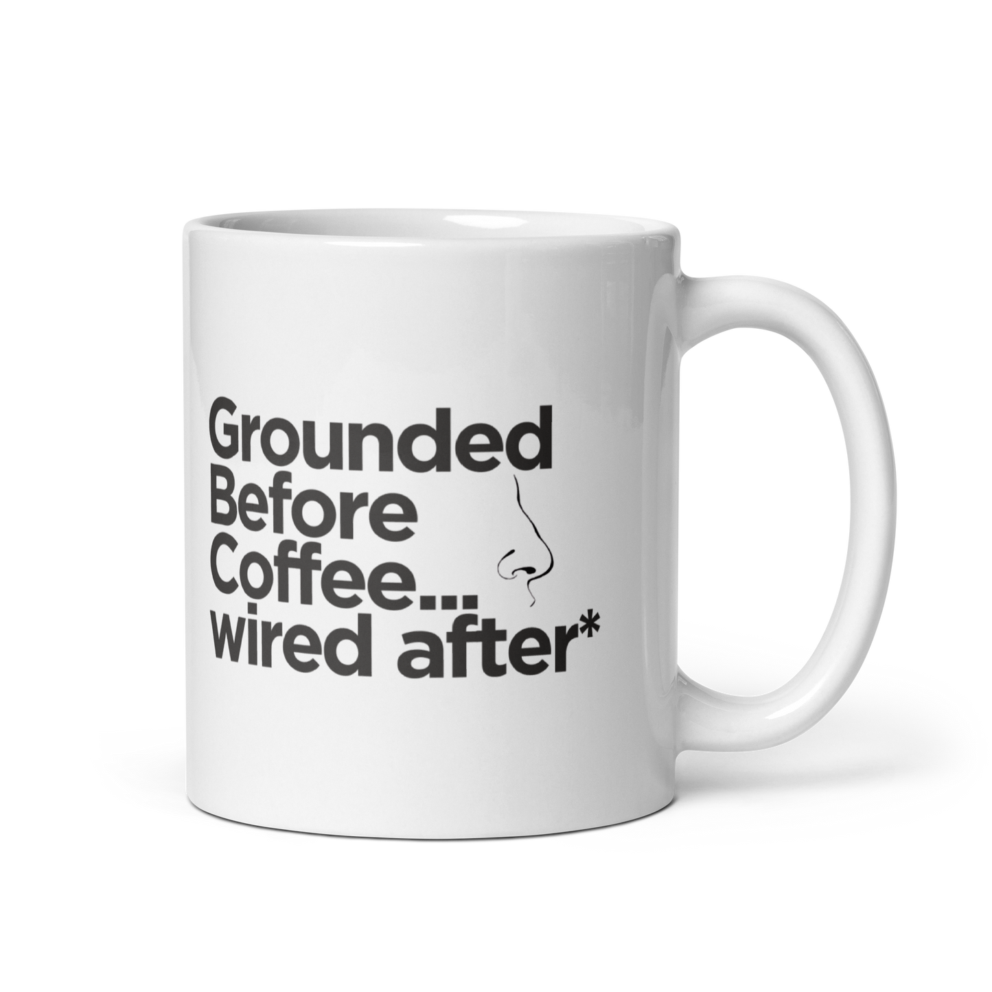 Grounded Before Coffee Mug